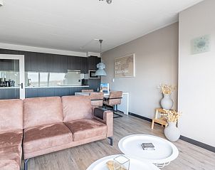 Moderne Kche und Essbereich im Appartement Juliana 174 Eilandzicht, De Koog, Texel, Wadden Islands.