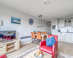 Dining area in Apartment Juliana 138, De Koog, Texel, with modern kitchen facilities.