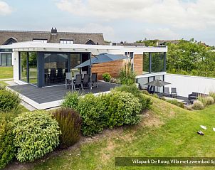 Luxury family villa with swimming pool in De Koog, Texel. Cozy terrace for family activities on the Wadden Islands.