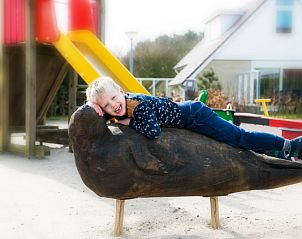 Child-friendly playground at Villa 8 in De Koog, Texel, perfect for a family vacation in this vacation home.