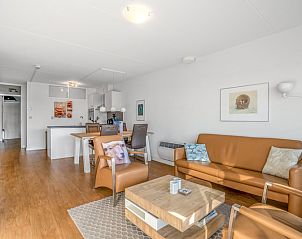 Offene Kche und Essbereich im Apartment Juliana 052 Insel- und Meerblick, De Koog, Texel.