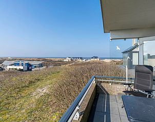 Panoramablick auf die Watteninseln vom Apartment Juliana 052 Island and Sea View, De Koog, Texel.