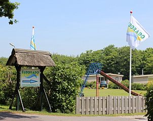 Entrance to vacation park at 6-person vacation home, De Koog, Texel