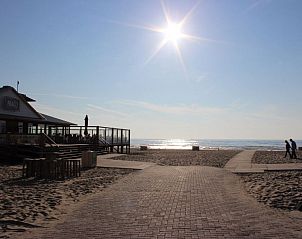 Sunset at the beach near 6-person vacation home, De Koog, Texel