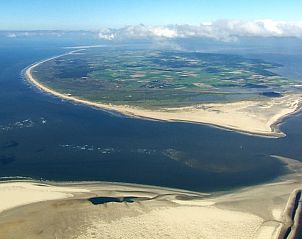 Aerial view of Texel, near 6-person vacation home, De Koog