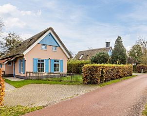 Vakantiehuis T6AB in De Koog, Texel biedt een rustieke uitstraling met rieten dak en omringende natuur op de Waddeneilanden.