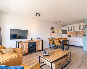 Gerumige Kche und Essbereich im Appartement Anna 220, De Koog, Texel mit moderner Ausstattung.