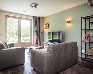 Spacious living room in Holiday home in De Koog, Texel, with modern furniture.