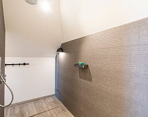 Stylish shower with modern finish in Holiday home in De Koog, Texel.