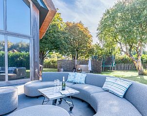 Luxury lounge set in the garden of Holiday home in De Koog, Texel, Wadden Islands.