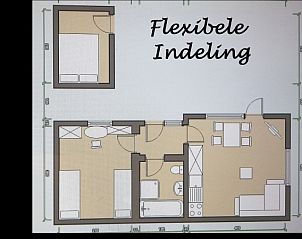 Flexible layout of Hospitable vacation home in Den Burg, Texel, offers versatile space on the Wadden Islands.