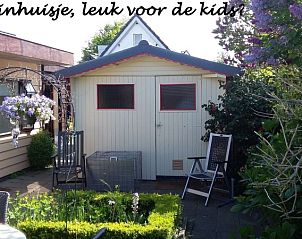 Cozy garden house at Hospitable vacation home in Den Burg, Texel, perfect for children on the Wadden Islands.