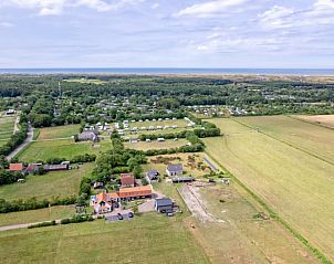 View of the surroundings of Cottage in Den Burg, Texel, vacation home on the Wadden Islands.