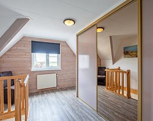 Modern bathroom with shower in Cottage in Den Burg, Texel, vacation home on the Wadden Islands.