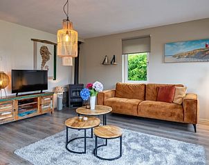 Attractive living room in Holiday home in Den Burg, Texel, with decorative lighting.