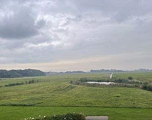 Panoramic view from 44 - Aldubo Landhuis, Den Burg, Texel, across the fields.