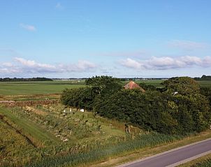 Obstgarten und Garten im Ferienhaus in Oosterend, Texel fr Entspannung in der Natur.
