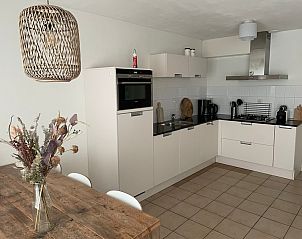 Moderne Kche in Typ II - Nr. 47 Koolmees, Ferienhaus in Oosterend, Texel, mit allen Annehmlichkeiten.