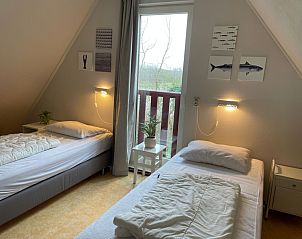 Helles Schlafzimmer mit Aussicht in Typ II - Nr. 47 Kohlmeise, Ferienhaus in Oosterend, Texel.