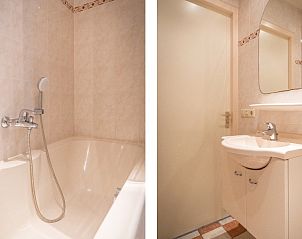 Comfortabele badkamer in Vakantiepark So What bungalow, De Koog, Texel. Geniet van ontspanning op de Waddeneilanden.