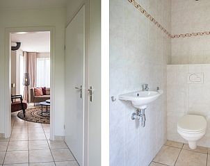 Entree van bungalow in Vakantiepark So What, De Koog Texel, met uitzicht op gezellige woonkamer en comfortabele inrichting.