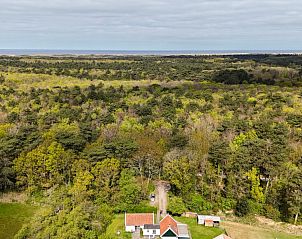 Adembenemend uitzicht op de bossen van Texel vanuit Het Rge Landje, een vakantiehuis in Dennenbos.