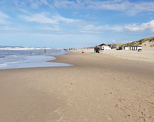 Rustig strand bij De Koog, Texel, in de buurt van De Strandloper vakantiehuis.
