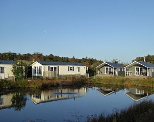 Villetta Ferienhaus fr 6 Personen in De Dennen, Texel, mit Blick auf Teich und Natur.