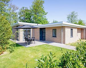 Bungalowpark Verste Coogh - Hermelijn in De Dennen, Texel with sunny terrace and green surroundings.