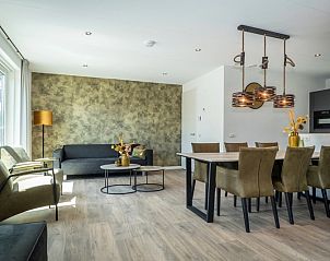 Stylish living room in Holiday Park De Koorn-aar Villa on Texel