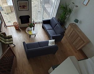 Ruime woonkamer in vakantiehuis Gortersmient 308, Bungalowpark Gortersmient, De Dennen, Texel.