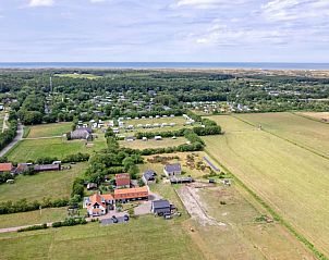 Panoramisch uitzicht over De Dennen Texel vanaf Wulpenweid 12 de Meeuw.