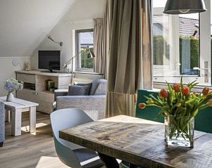 Gezellige binnenruimte van Zeedistel vakantiehuis in Formerum, Terschelling.