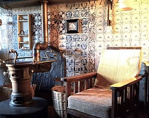 Gezellige houtkachel in Vakantiehuis in Formerum, Terschelling op de Waddeneilanden.