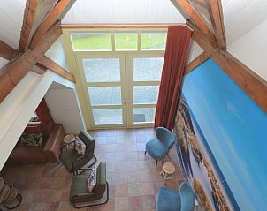 Uitzicht vanuit de woonkamer van Zeeduin vakantiehuis, Terschelling.