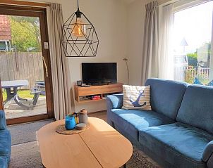 Gezellige woonkamer in Wadhuske vakantiehuis, Oosterend, Terschelling.