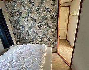 Gezellige slaapkamer in De Clochard nr 37 chalet, Midsland Noord, Terschelling.