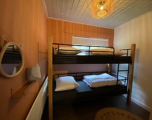 Kinderkamer met stapelbed in Vakantiehuis Belhamel, Midsland Noord, Terschelling.