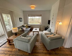 Comfortabele zithoek in Duinhuis vakantiehuis op Terschelling.