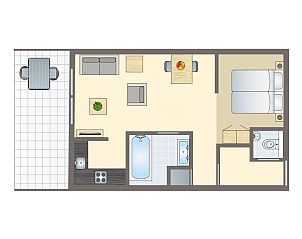 Guest house 032220 - Bungalow Terschelling - West Terschelling | 2-persoons appartement | 2CA