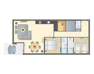 Guest house 032233 - Bungalow Terschelling - 4-persoons appartement | 4L