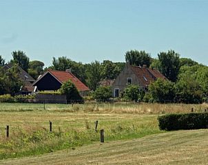 Rustieke omgeving van Chill op Ameland vakantiehuis Ballum.