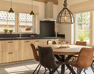 Moderne keuken in Chill op Ameland vakantiehuis Ballum.