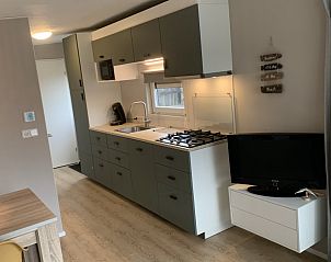Volledig uitgeruste keuken in Chalet2rent Ameland, ideaal vakantiehuis in Ballum.