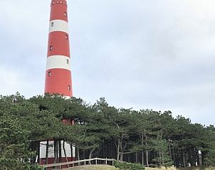 Vuurtoren in de buurt van Arcoz vakantiehuis, Ballum, Ameland.