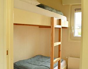 Stapelbed in Strandjutter G2, chalet in Buren, Ameland, ideaal voor gezinnen met kinderen.