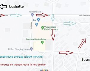 Plattegrond van Buren, Ameland, met locatie van Strandjutter G2, vakantiehuis.