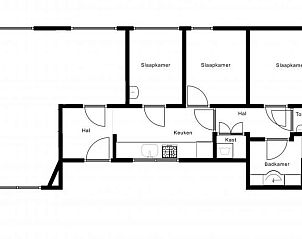 Guest house 0402114 - Bungalow Ameland - Juul