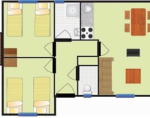 Unterkunft 0403150 - Ferienhaus Ameland - FINSE BUNGALOW 4