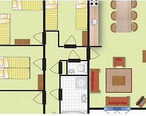 Unterkunft 0403154 - Ferienhaus Ameland -  FINSE BUNGALOW 6